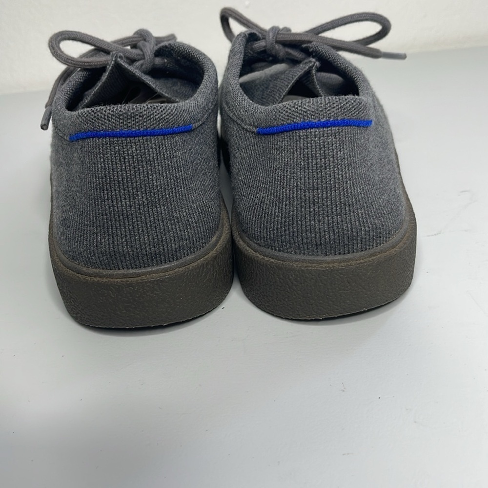 Rothy’s The Monty Merino Wool Mountain Grey Lace Up Men’s Size 11 - Picture 4 of 7